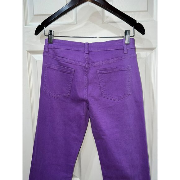 NWT Western Sterling Kreek Purple Flared Jeans Size 3/4 Cotton/Spandex Stretch - Picture 6 of 14